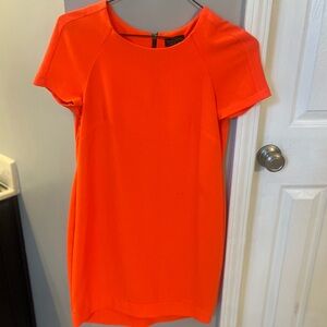 Topshop Vivid Orange Dress